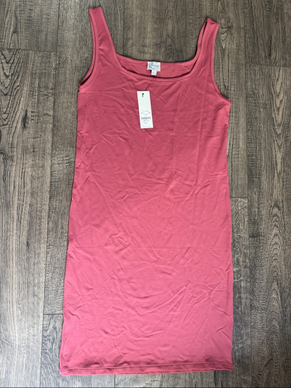 Blue Rain by Francesca's Raspberry Scoop Body-con Dress